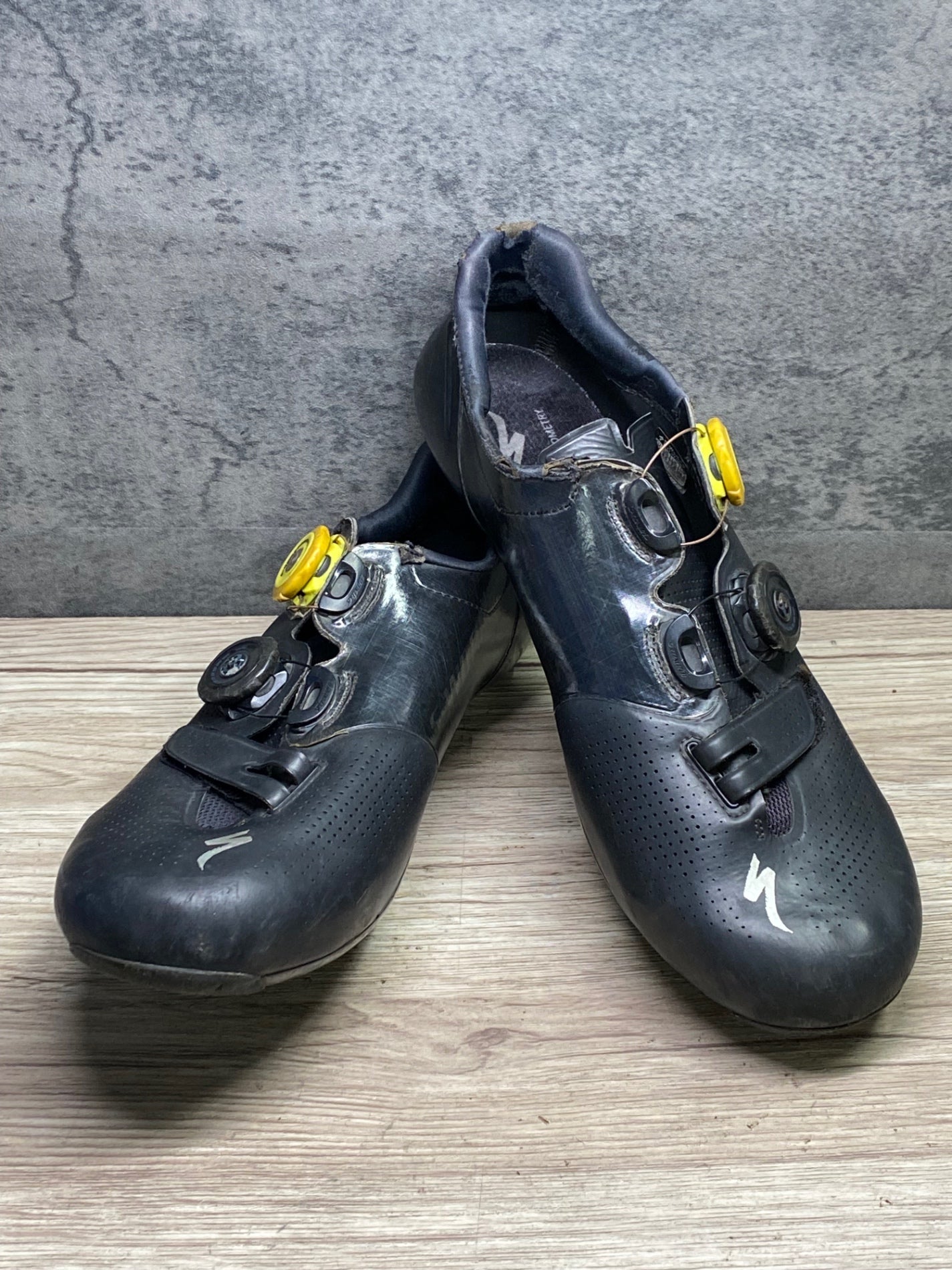 JD502 スペシャライズド SPECIALIZED S-WORKS 6 RD wide ビンディングシューズ 黒 3穴 EU41.5 ※BOA補修品