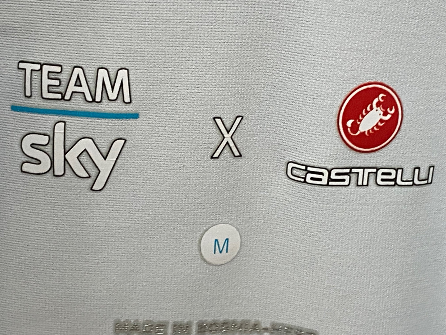 IU607 カステリ CASTELLI ビブショーツ 黒 M TEAM SKY
