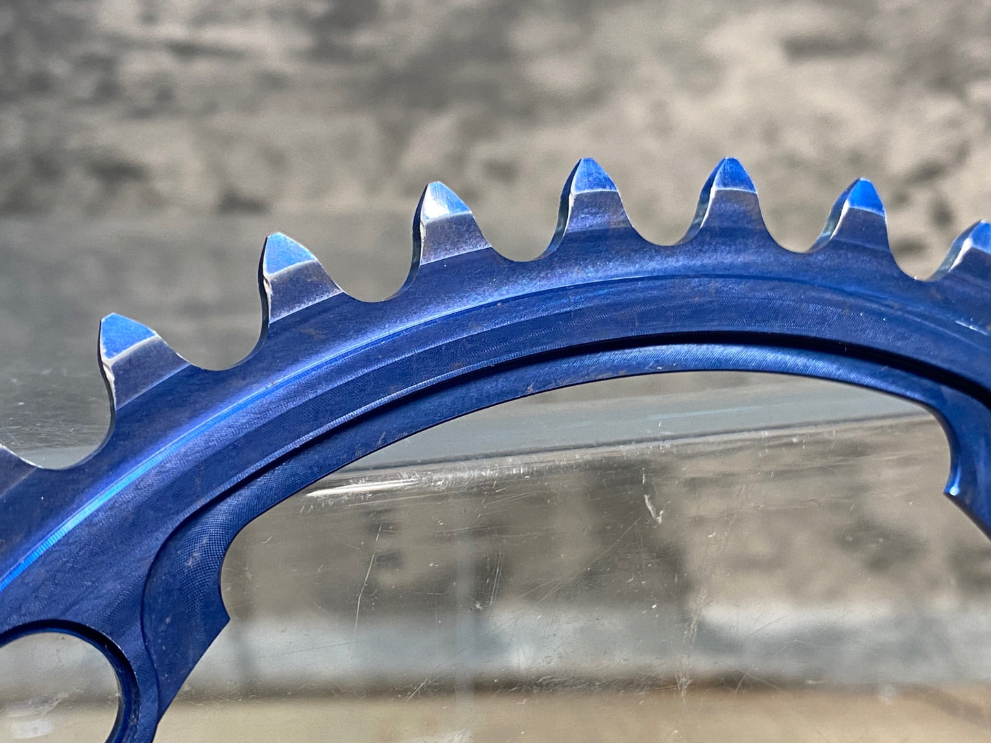 IR759 スミス SMITH バロックギア BAROQUE GEAR 楕円 インナーチェーンリング 34T 青