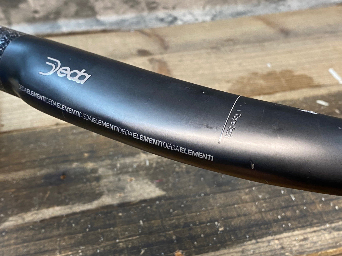 IR672 デダ Deda SUPERZERO アルミ ドロップハンドル 黒 エンドC-C420mm Φ31.7