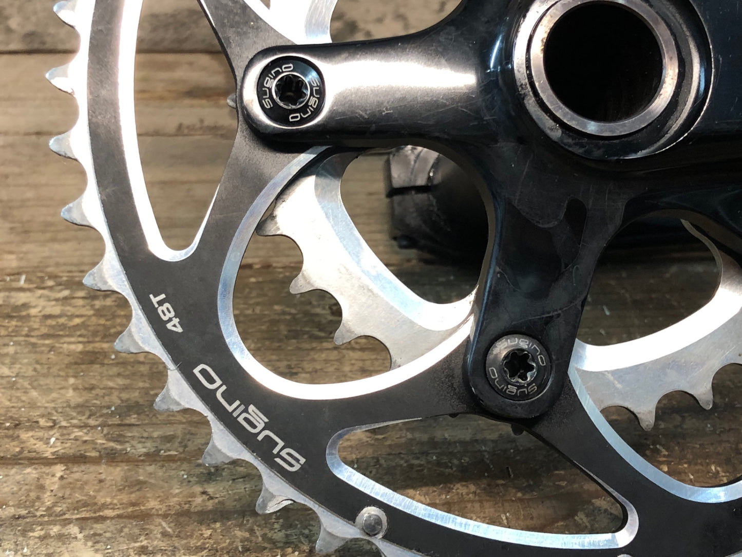 IP541 スギノ SUGINO OX IDS24 クランクセット 160mm 48/32T 24mmシャフト