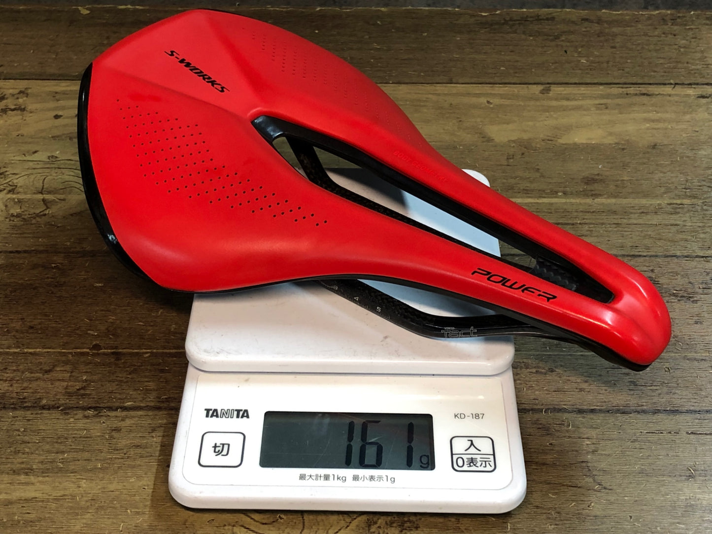 IX441 スペシャライズド SPECIALIZED S-WORKS パワー Power サドル カーボンレール 143㎜ 赤