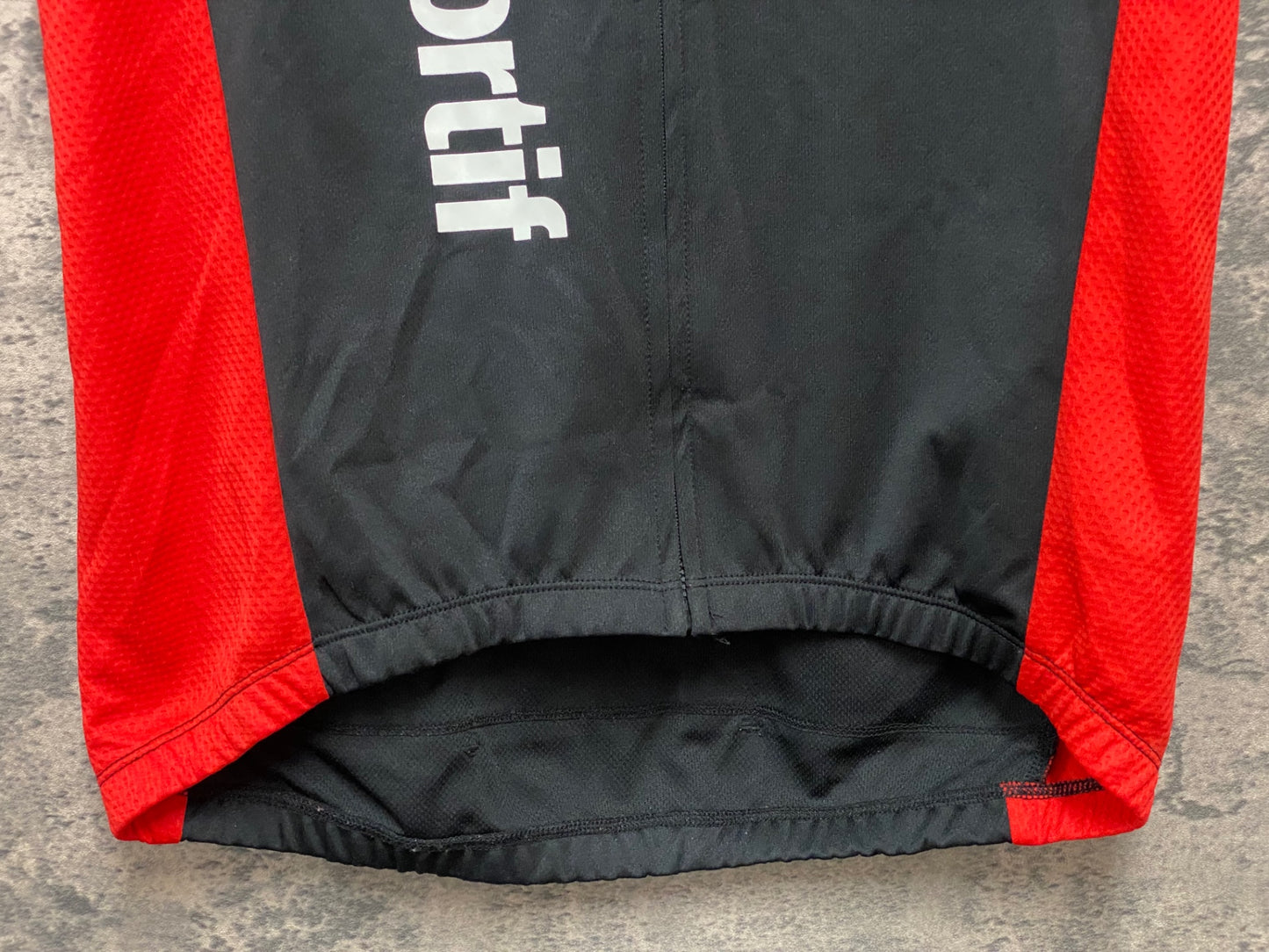 IX228 ルコックスポルティフ le coq sportif 半袖 サイクルジャージ 黒 M