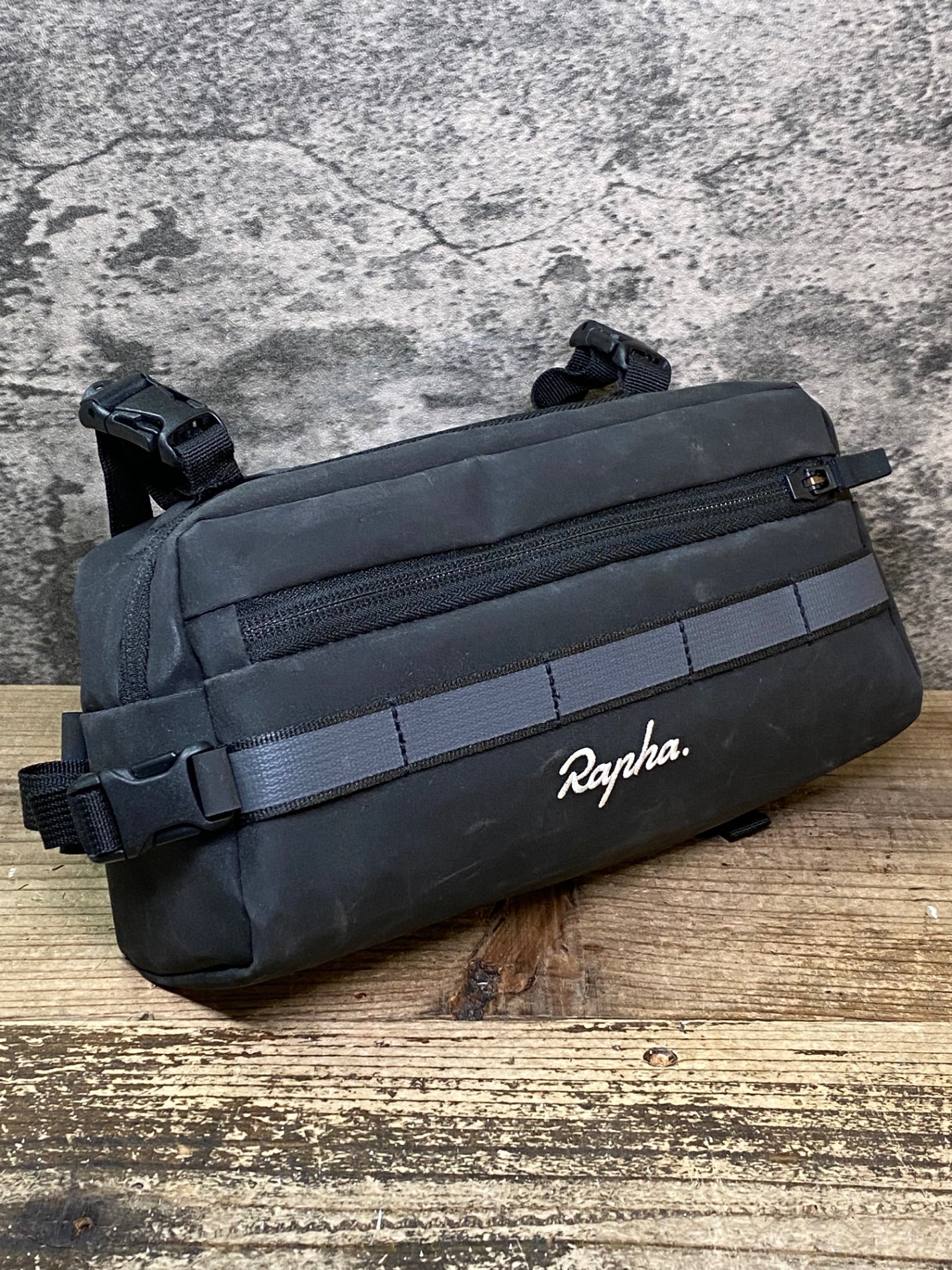 JC643 ラファ Rapha BAR BAG ハンドルバーバッグ 黒 ※汚れ