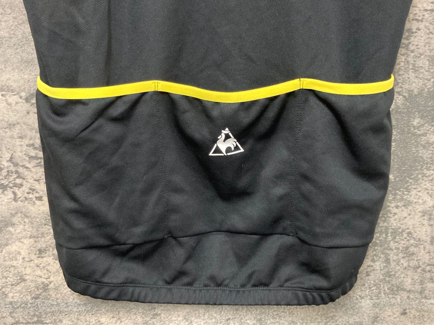 IX954 ルコックスポルティフ le coq sportif 半袖サイクルジャージ 黒 M