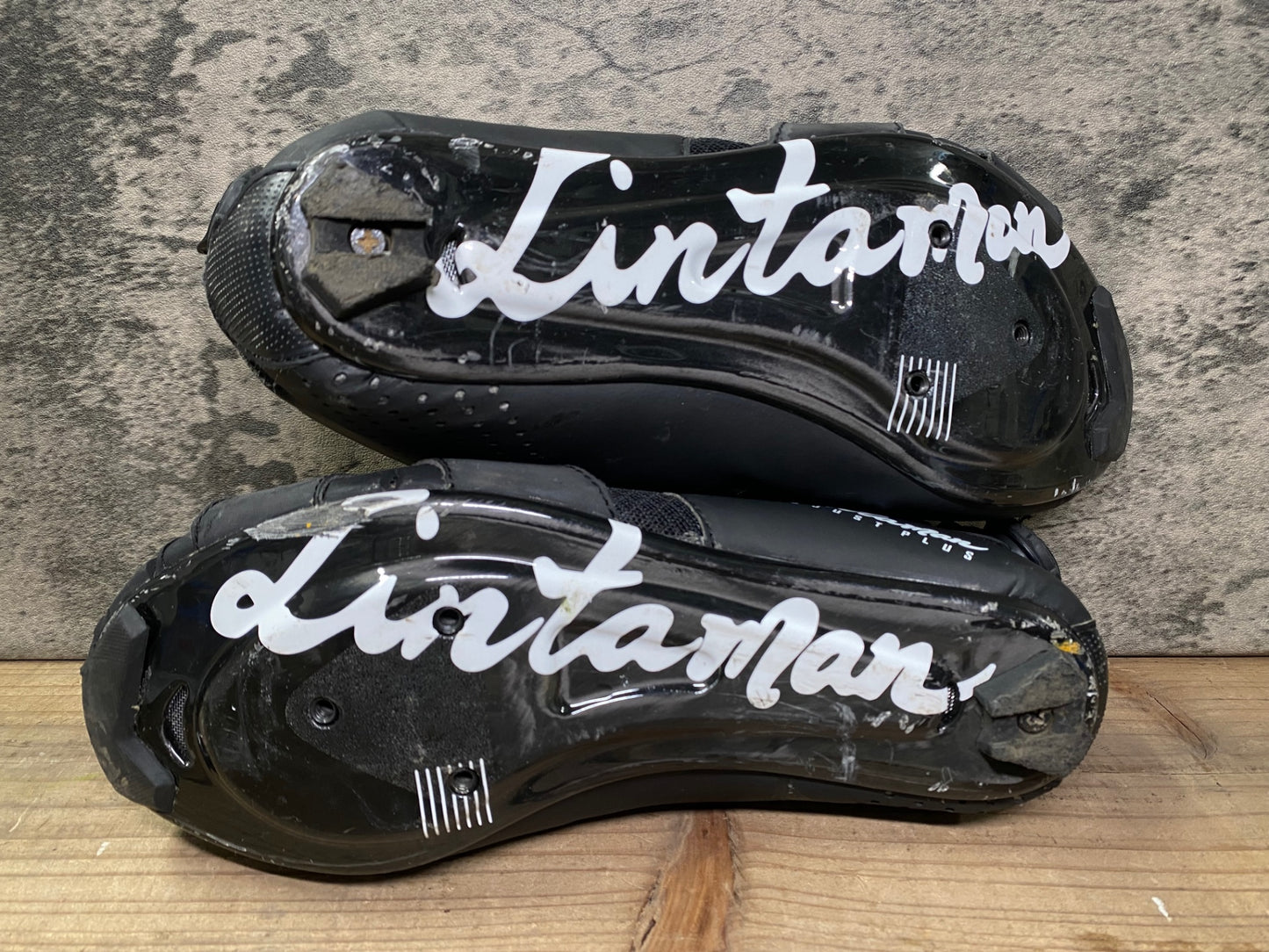 IP326 リンタマン Lintaman アジャストプラス ADJUST PRO PLUS ビンディングシューズ カーボンソール SPD-SL EU40 黒白