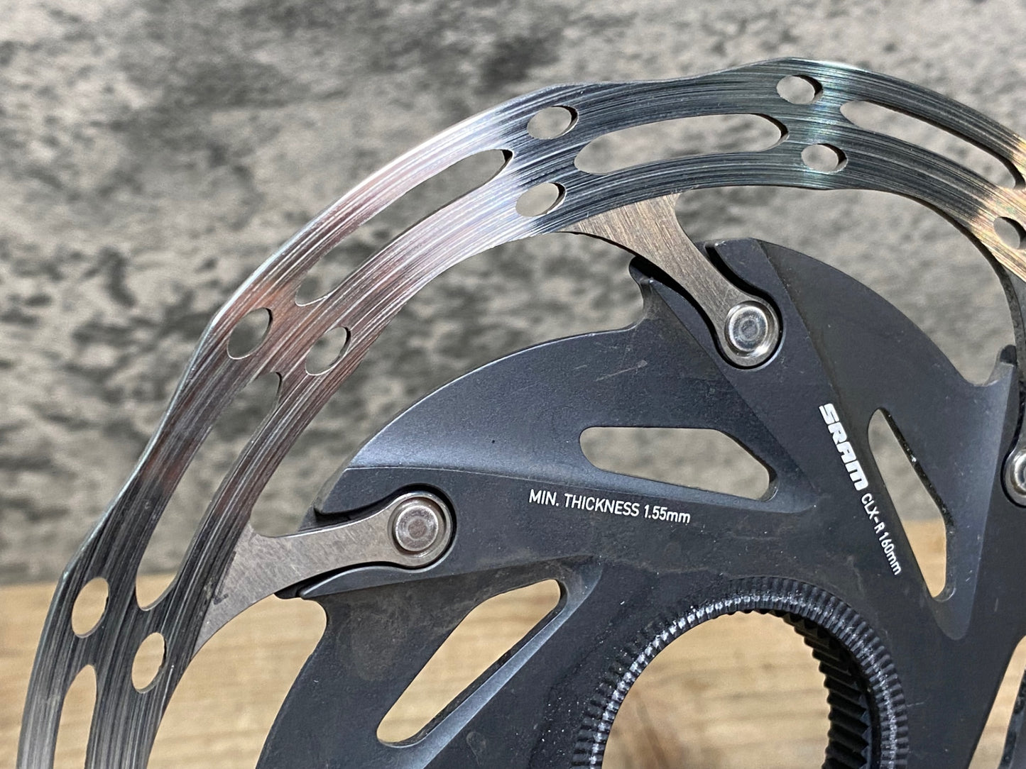 JC843 スラム SRAM CLX-R ディスクブレーキ ローター Φ160 センターロック 実測1.8mm