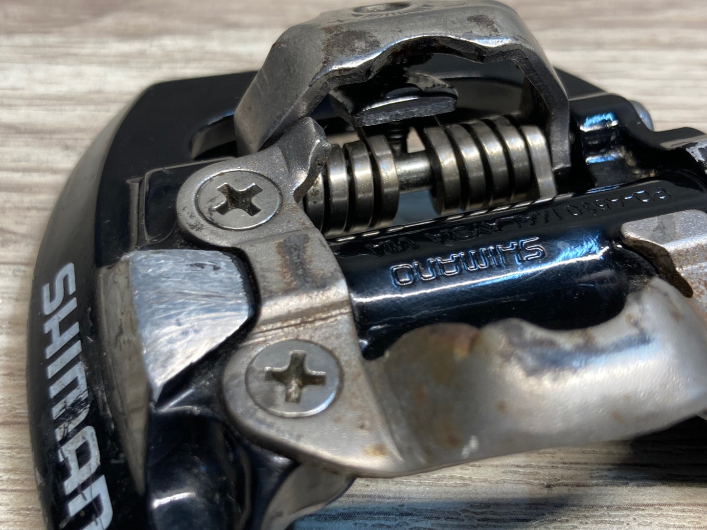 IZ618 シマノ SHIMANO PD-A530 ビンディングペダル 片面フラット 黒