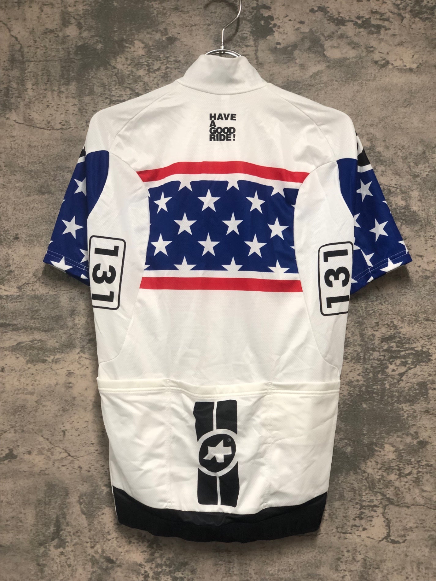 IW800 アソス Assos 半袖サイクルウェア 星条旗 Sサイズ