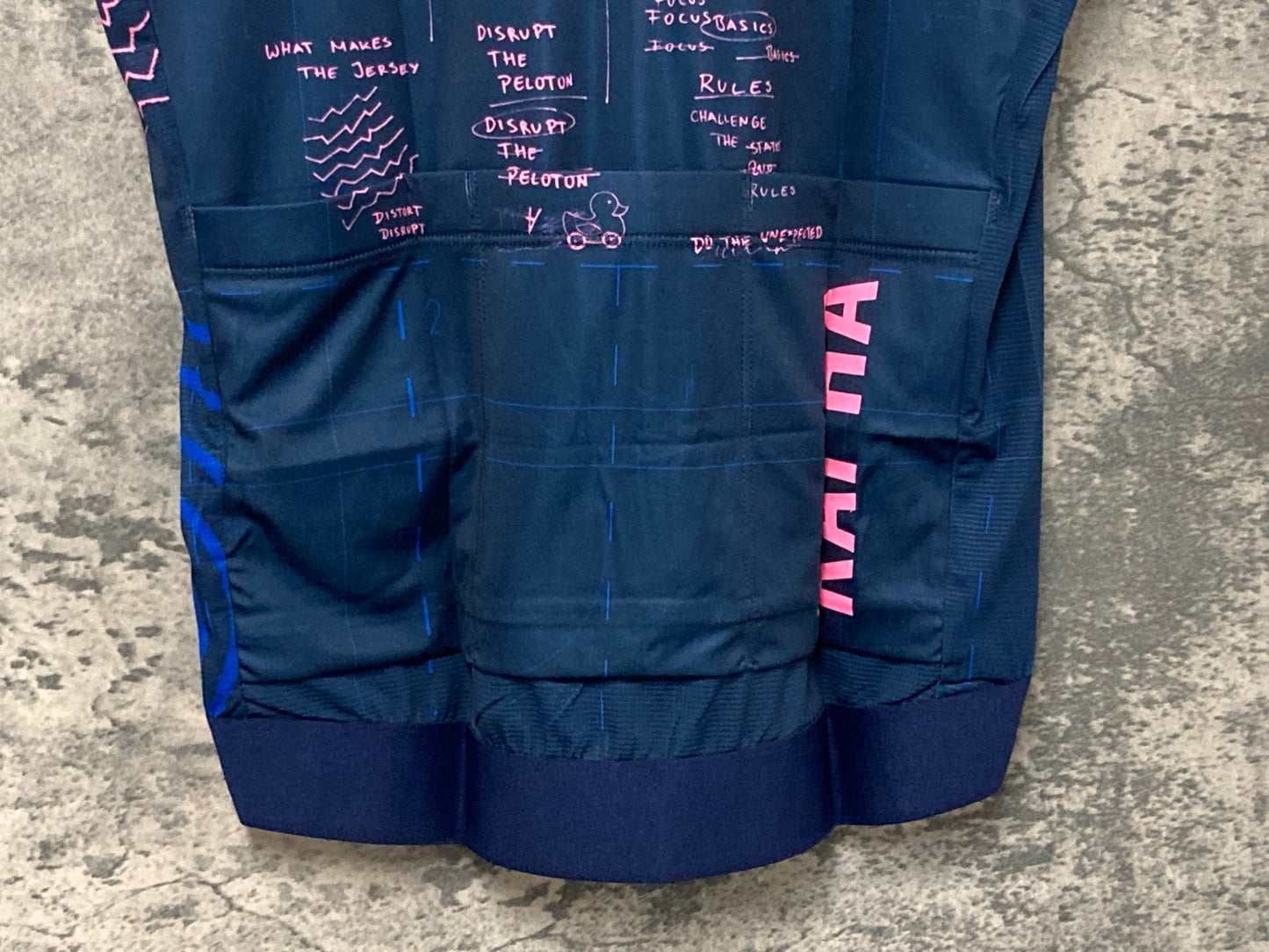 IX939 ラファ Rapha EF EDUCATION FIRST PRO TEAM TRAINING JERSEY 半袖サイクルジャージ 紺 M