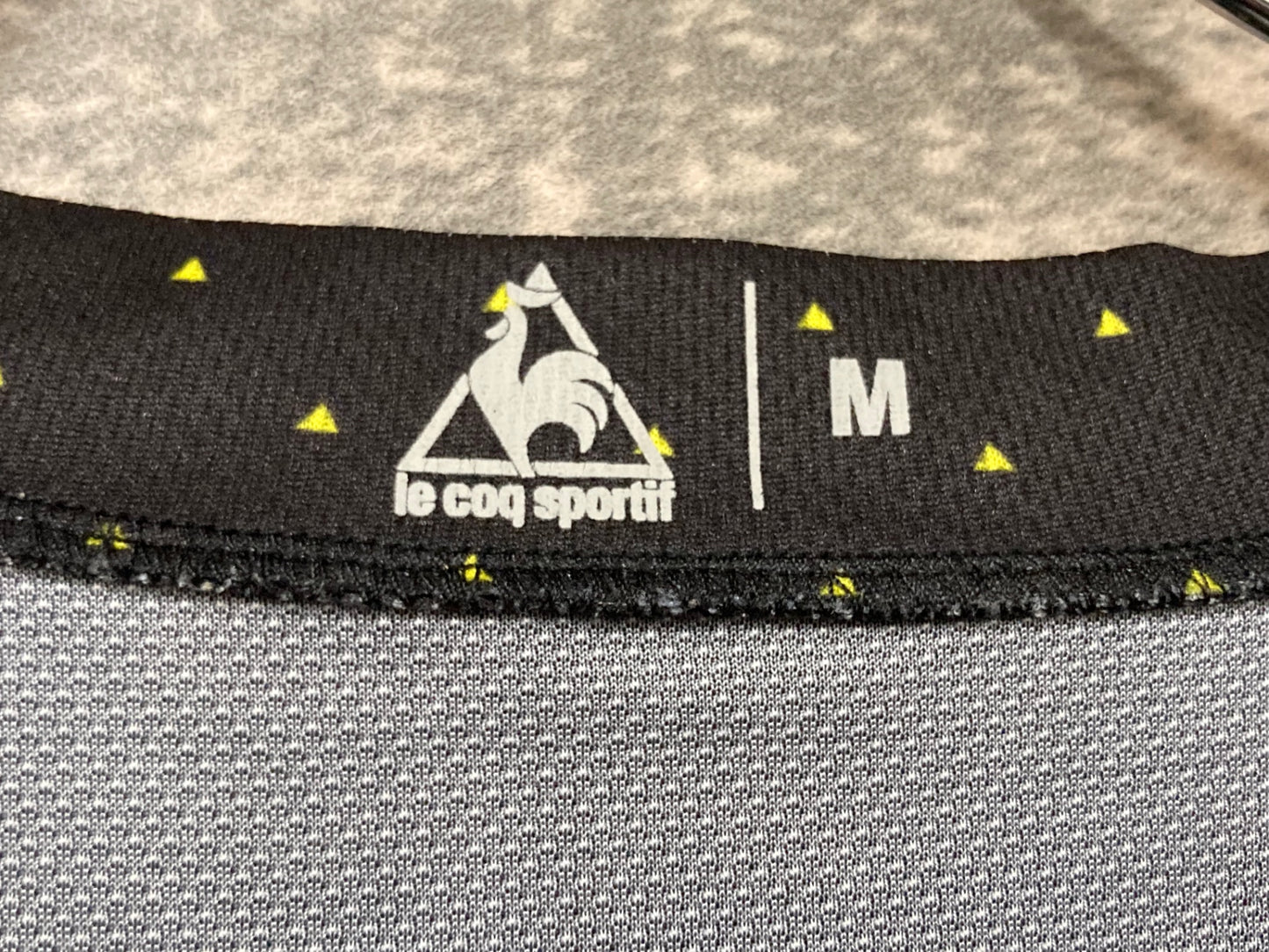 IX957 ルコックスポルティフ le coq sportif 半袖サイクルジャージ 黒 M Tour de france ほつれ