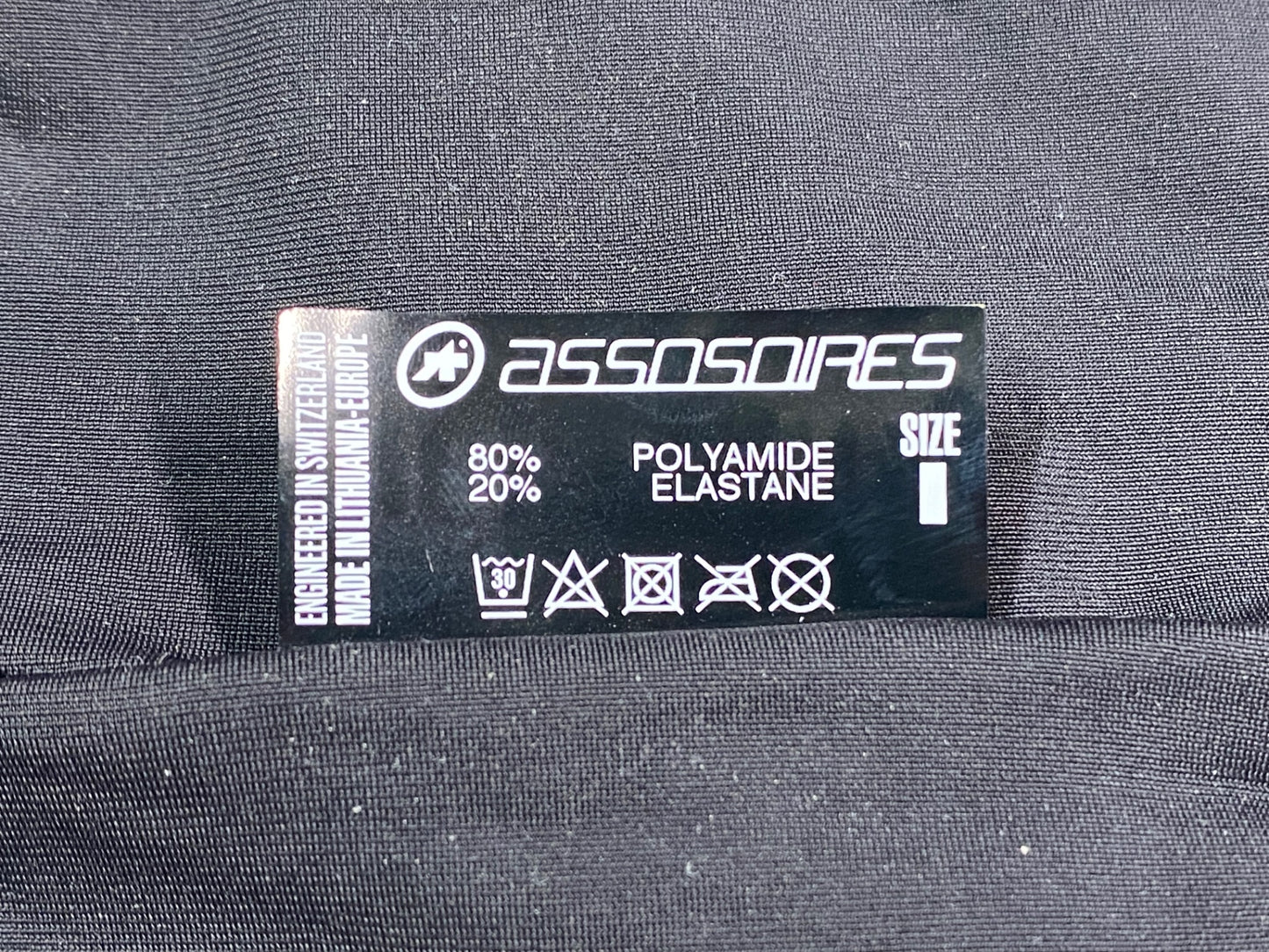 IW217 アソス assos ニーウォーマー 黒 Ⅰ