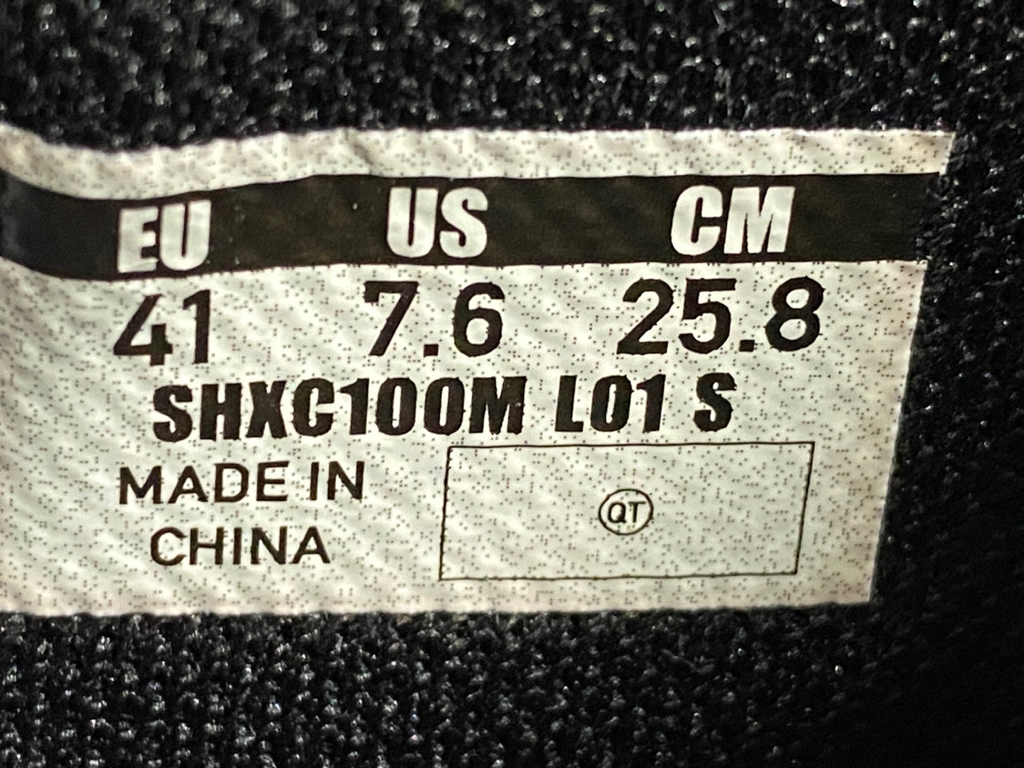 IW294 シマノ SHIMANO XC1 SH-XC100M ビンディングシューズ SPD EU41 黒