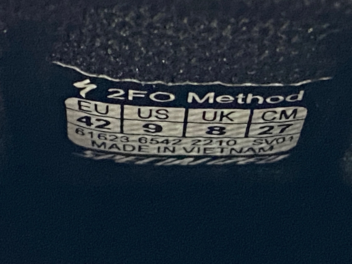 JD340 スペシャライズド SPECIALIZED 2FO METHOD MTB SHOE シューズ 黒 EU42