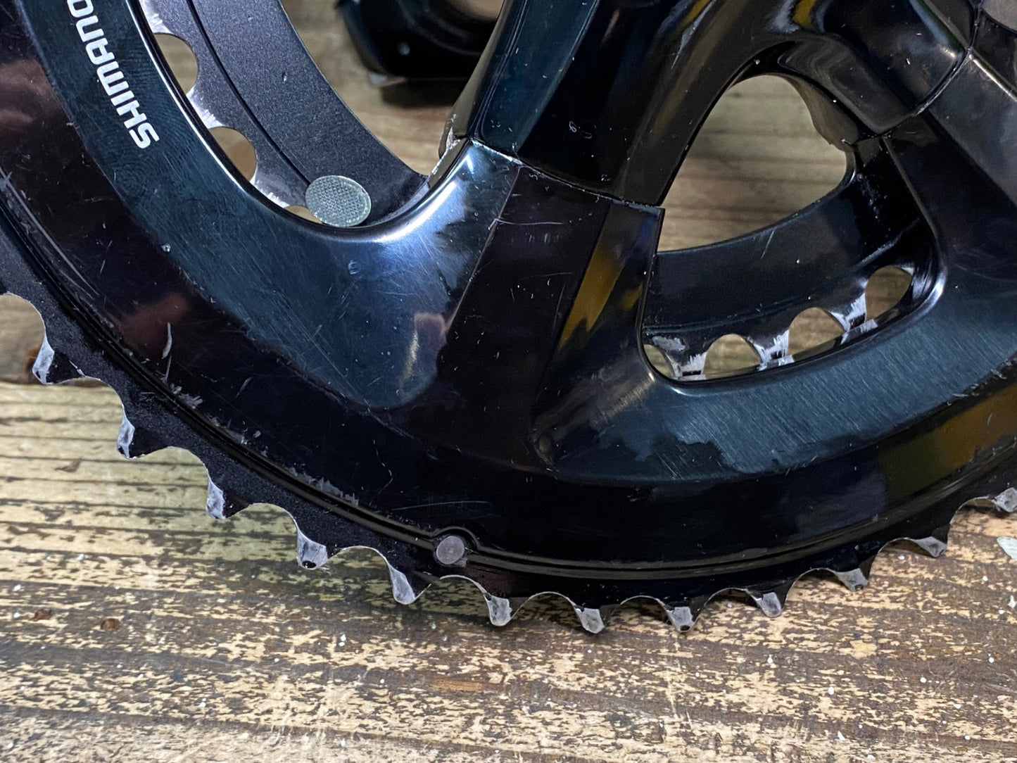 IT196 シマノ SHIMANO FC-RS510 クランクセット 170mm 50/34T ※歯の摩耗強の為ジャンク
