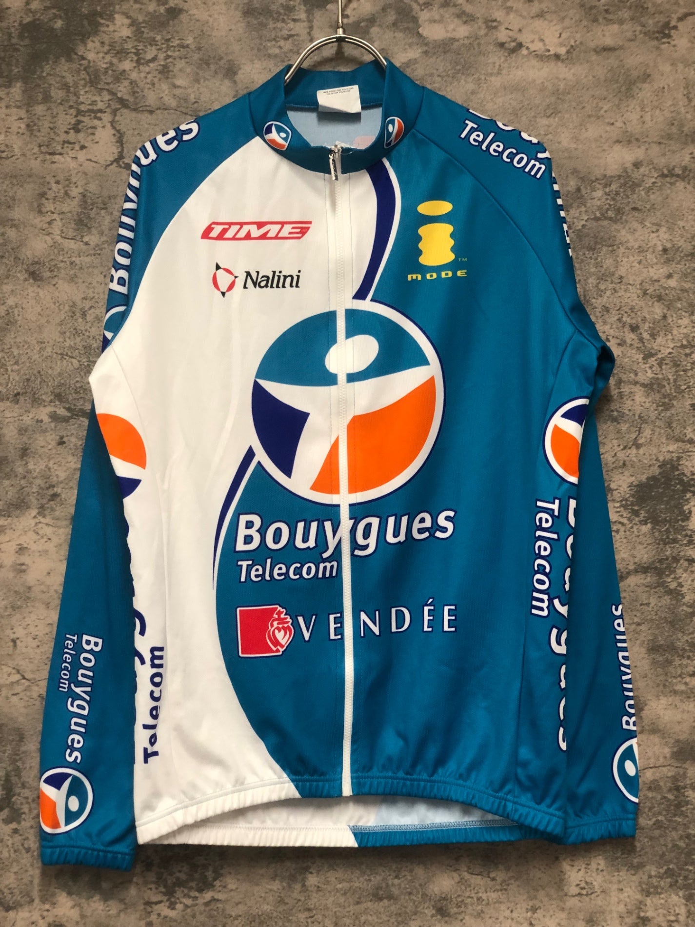 Maillot vélo cyclisme vintage Bouygues Telecom Time Nalini – The Sport Nuggets