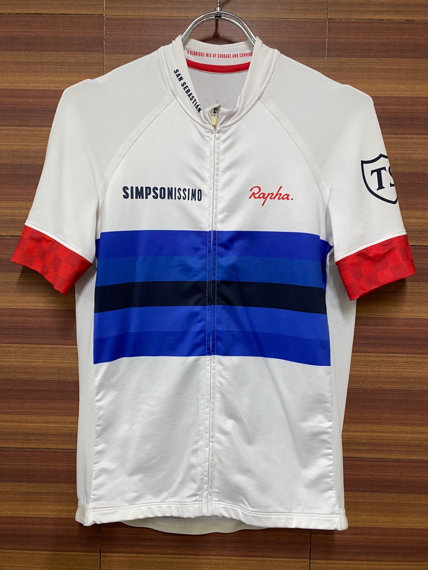 IJ232 ラファ Rapha Tommy Simpson jersey 半袖 サイクルジャージ M 限定品