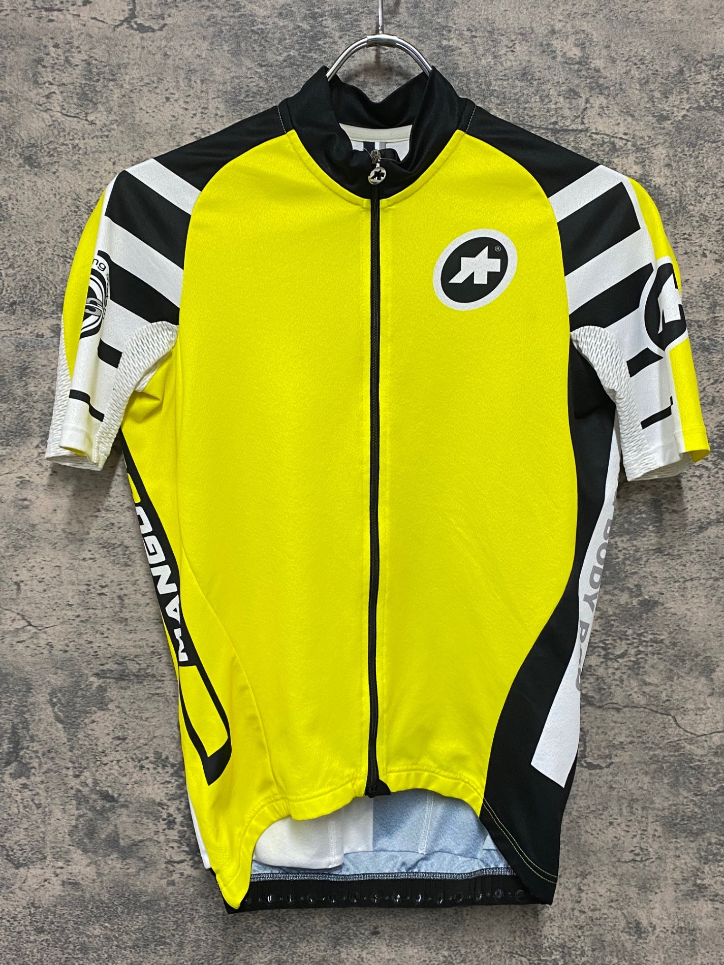 IY438 アソス assos MANGUSSTA 半袖 サイクルジャージ 黄 S