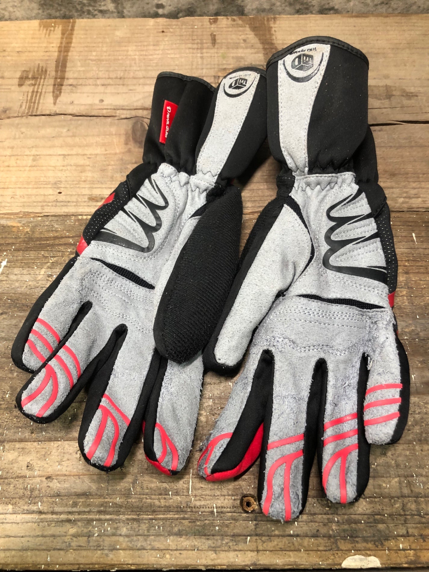 IP916 パールイズミ PEARL iZUMi 長指 グローブ 黒 M 裏起毛