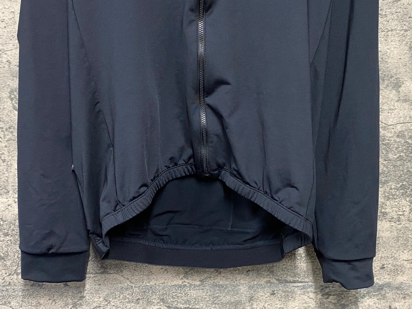 IY348 モーゼン Morethan 長袖 サイクルジャージ 黒 2XL ※動物の毛付着