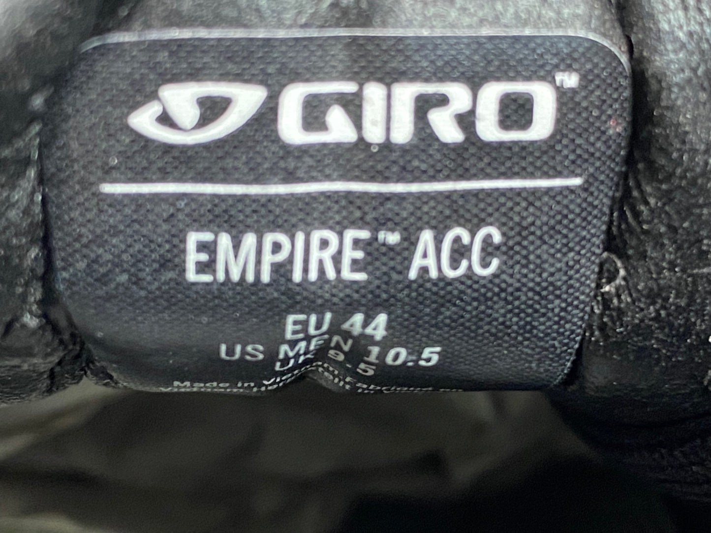 JB155 ジロ GIRO EMPIRE ACC ビンディングシューズ 白 黒 EU44 3穴