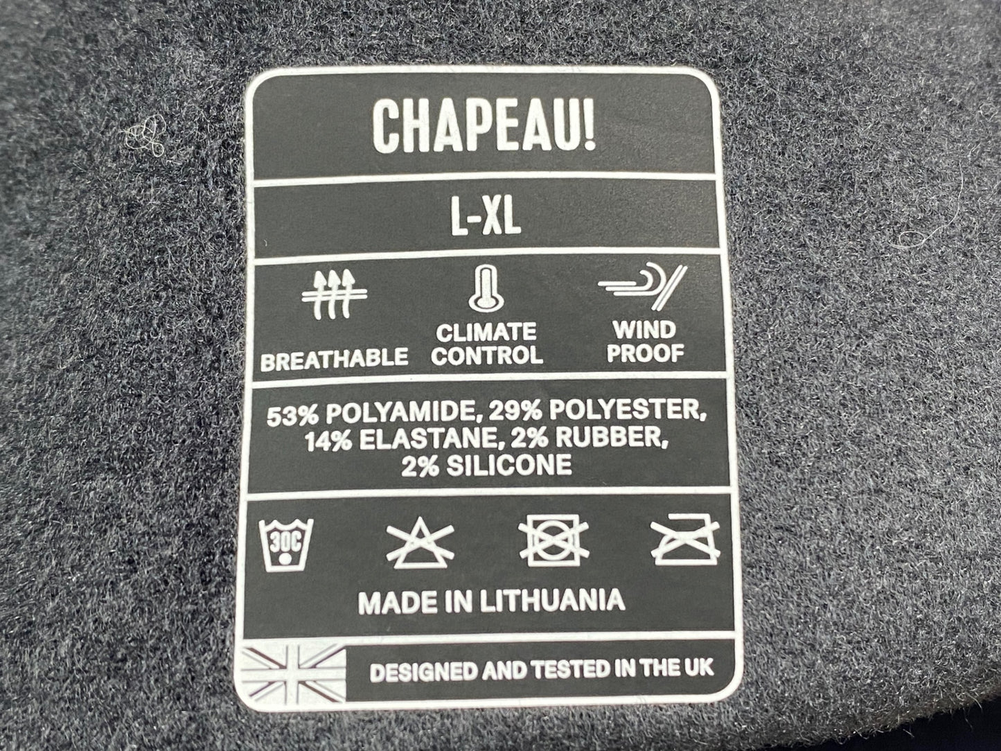 IW365 シャポー CHAPEAU 裏起毛 アームウォーマー L-XL
