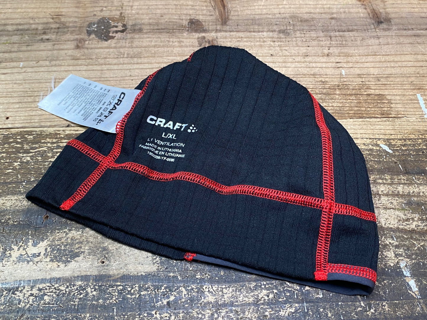 JC664 クラフト CRAFT サイクルキャップ 黒 L/XL WINDSTOPPER