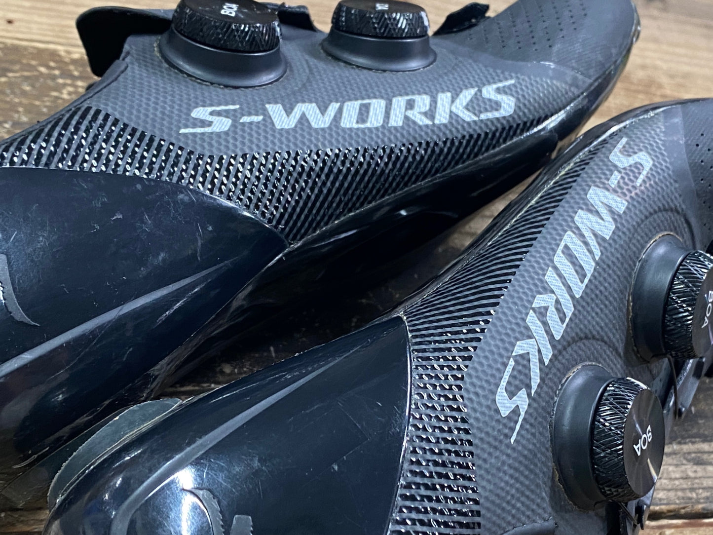 IY412 スペシャライズド SPECIALIZED エスワークス S-WORKS 7 RD ビンディングシューズ 黒 EU42.5