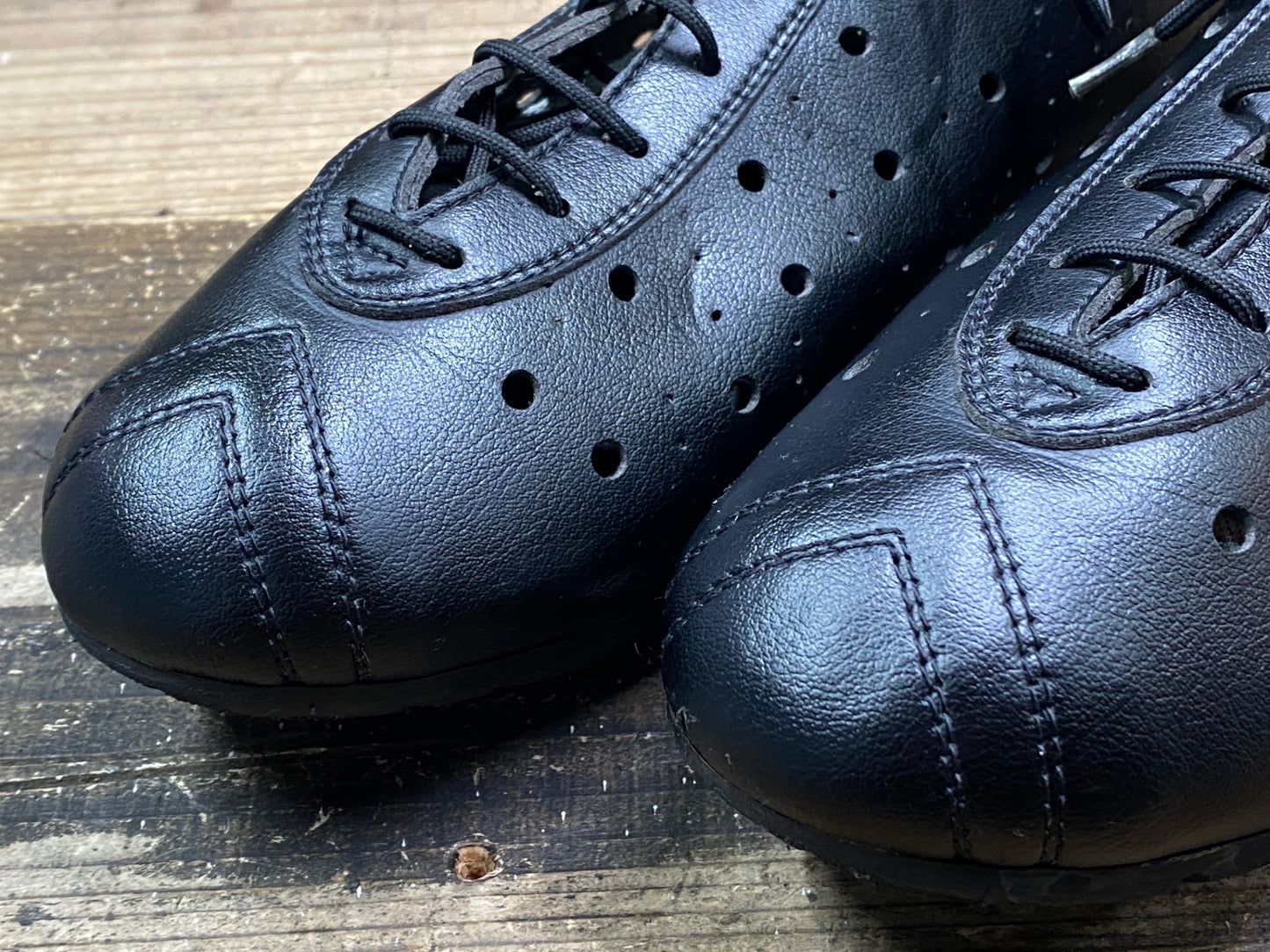 IR952 ヴィットリア vittoria 1976 classic shoes ビンディングシューズ 黒 EU43 SPD