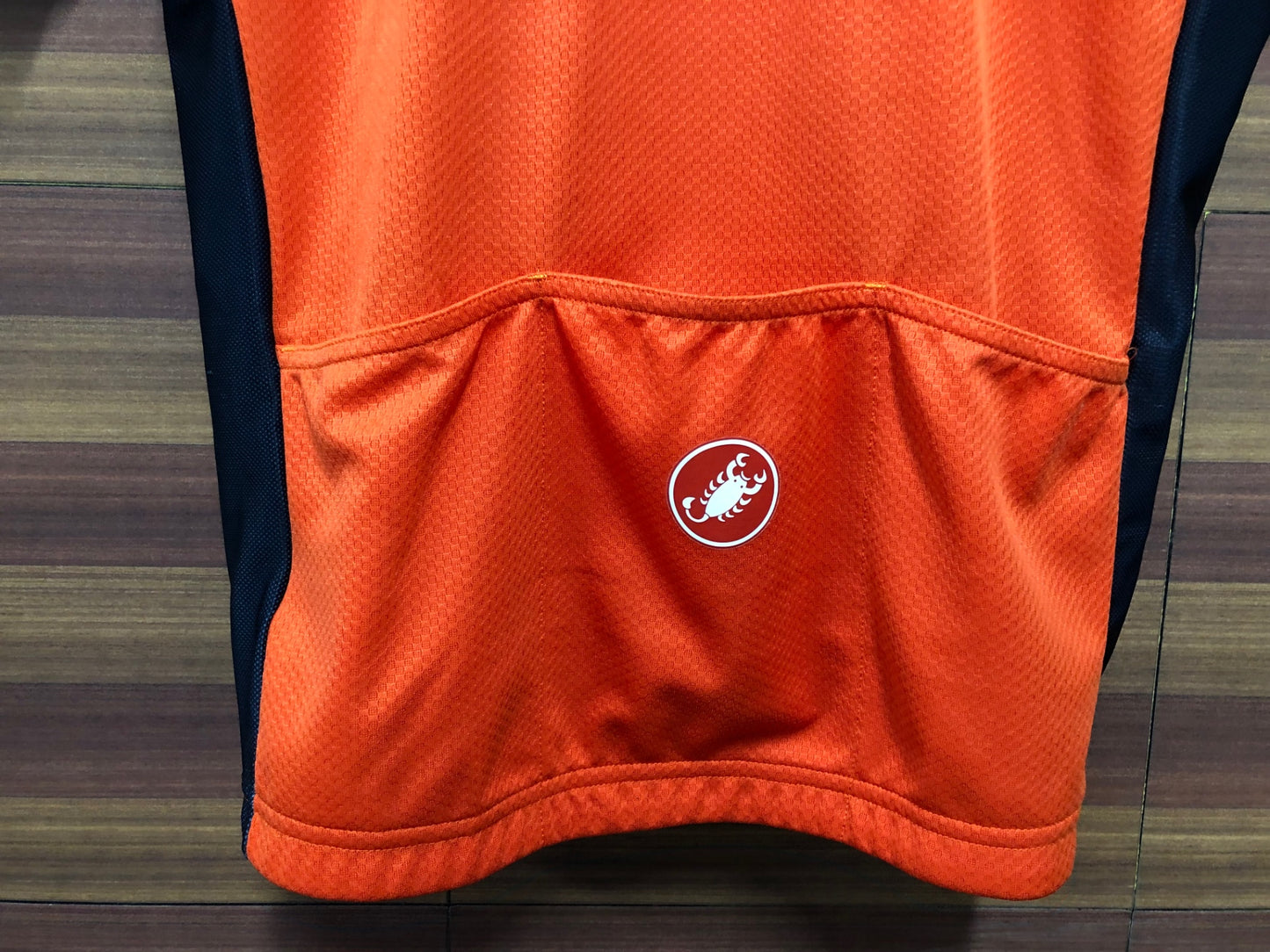 IP349 カステリ CASTELLI 半袖 サイクルジャージ オレンジ M