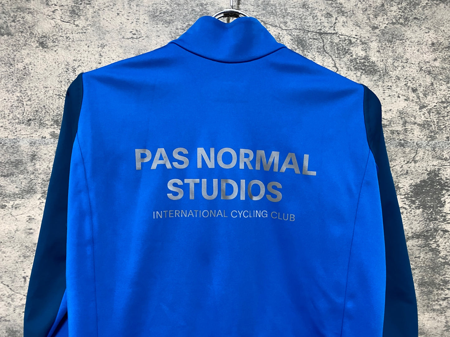 IX339 パスノーマルスタジオ PAS NORMAL STUDIOS 裏起毛 長袖 サイクルジャージ 紺 Sサイズ