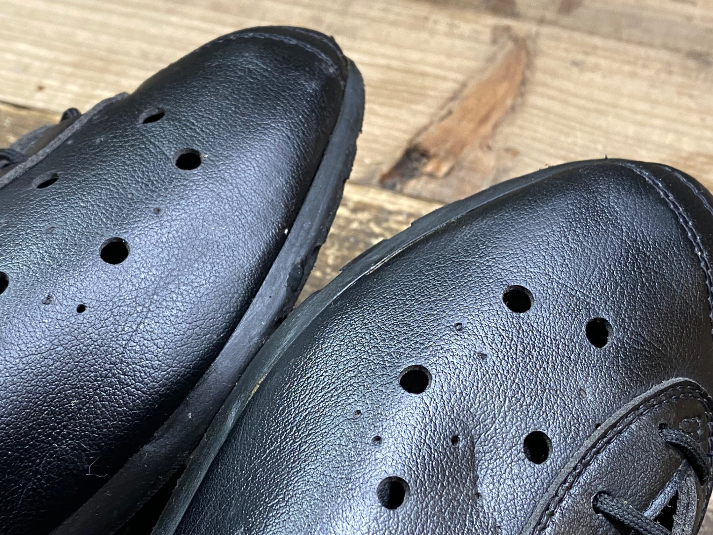 IR952 ヴィットリア vittoria 1976 classic shoes ビンディングシューズ 黒 EU43 SPD