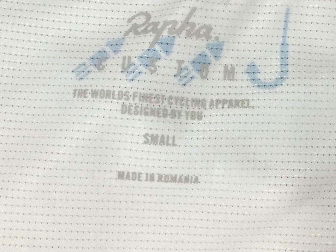 HU684 ラファ Rapha カスタム CUSTOM フライトウェイトジャージ CLUB FLYWEIGHT JERSEY 白 S PSYCHO CYCLING UNION