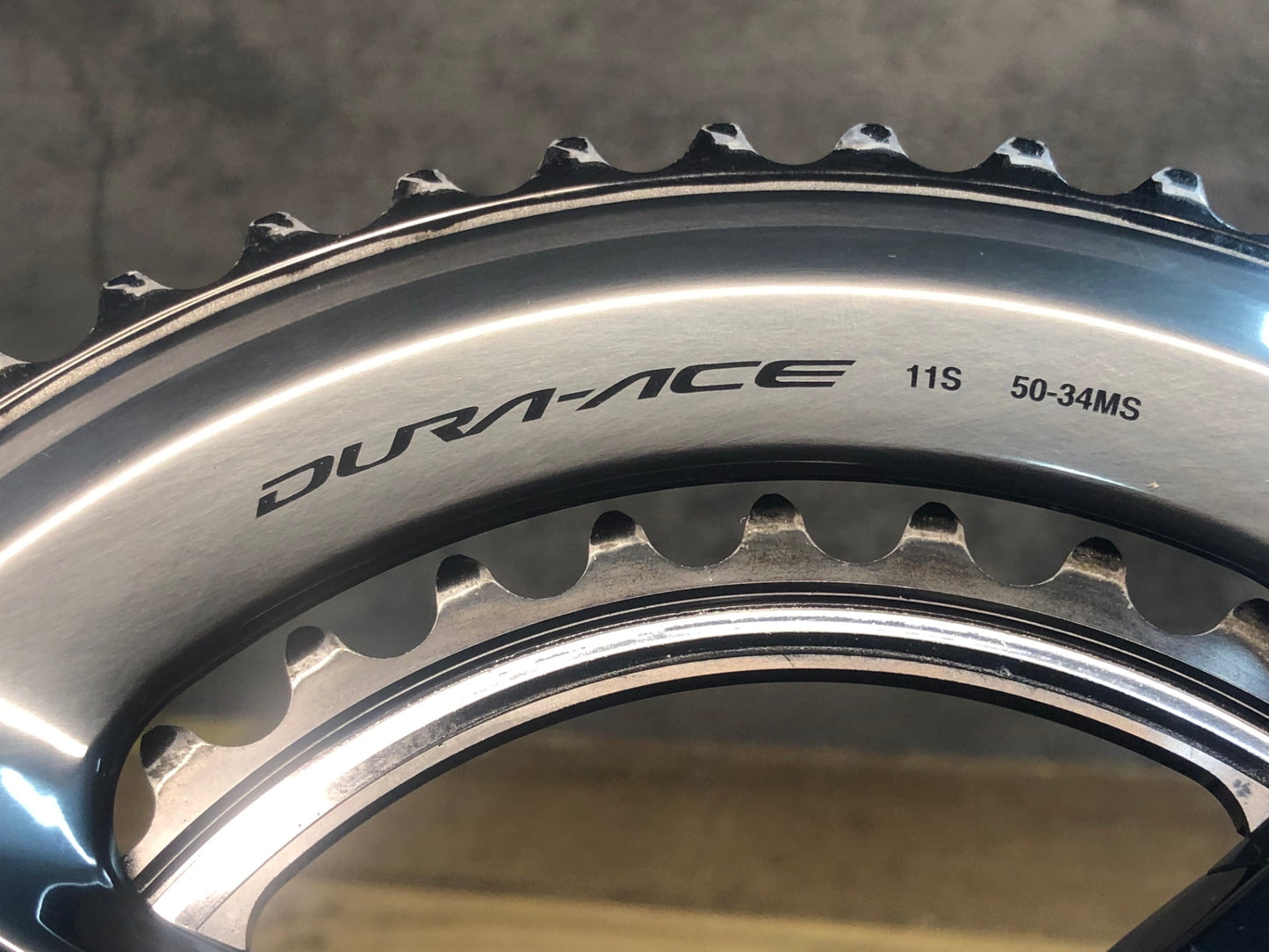 IU188 シマノ SHIMANO DURA-ACE FC-R9100 クランクセット 50/34T 165mm SPECIALISED 両側パワーメーター 刻印”RK/RH” リコール対象外