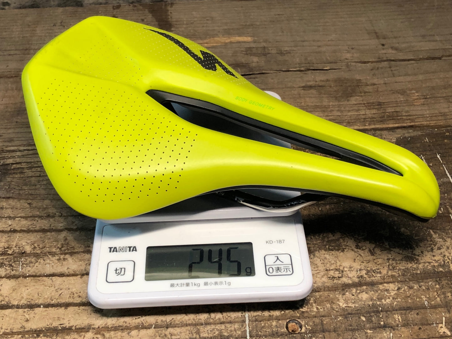 JA319 スペシャライズド SPECIALIZED POWER EXPERT HOLLOW Ti サドル 黄 155mm