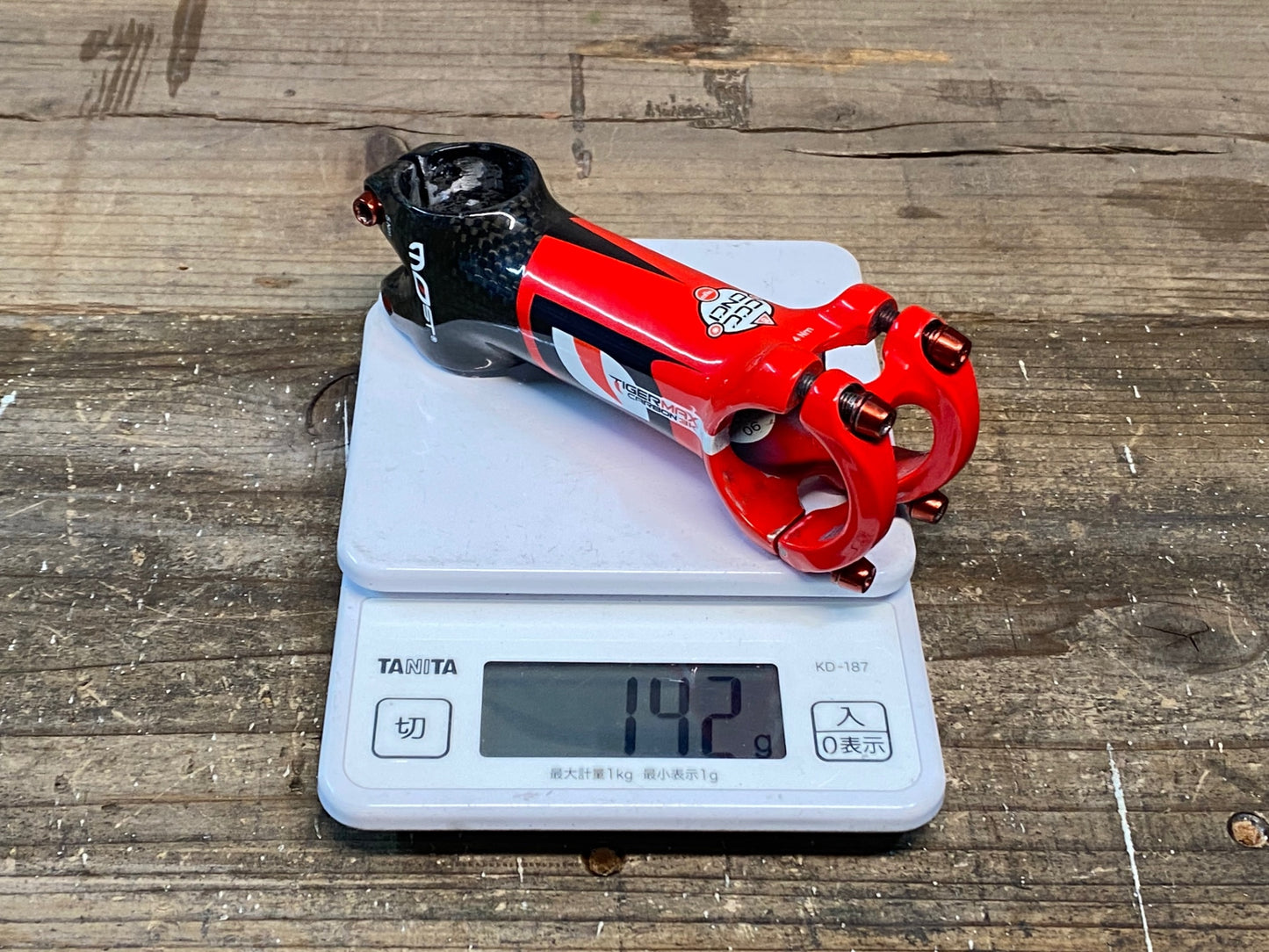 IN837 モスト MOST TIGER MAX アルミ カーボンラップ ステム OS Φ31.8mm 100mm