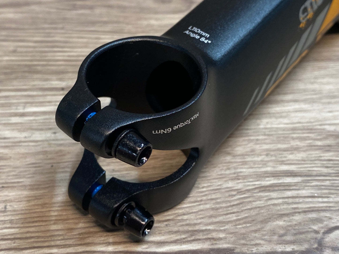 IW812 デダ DEDA MUD CROSS STEM アルミ ステム 黒 オレンジ 110mm Φ31.7 OS 84°