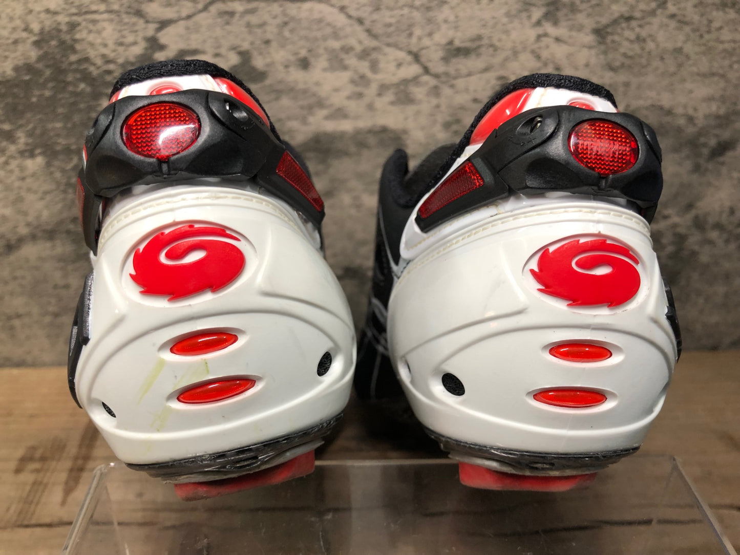 IP920 シディ SIDI SCARPE SHOT ビンディングシューズ 黒 白 EU41 SPD-SL