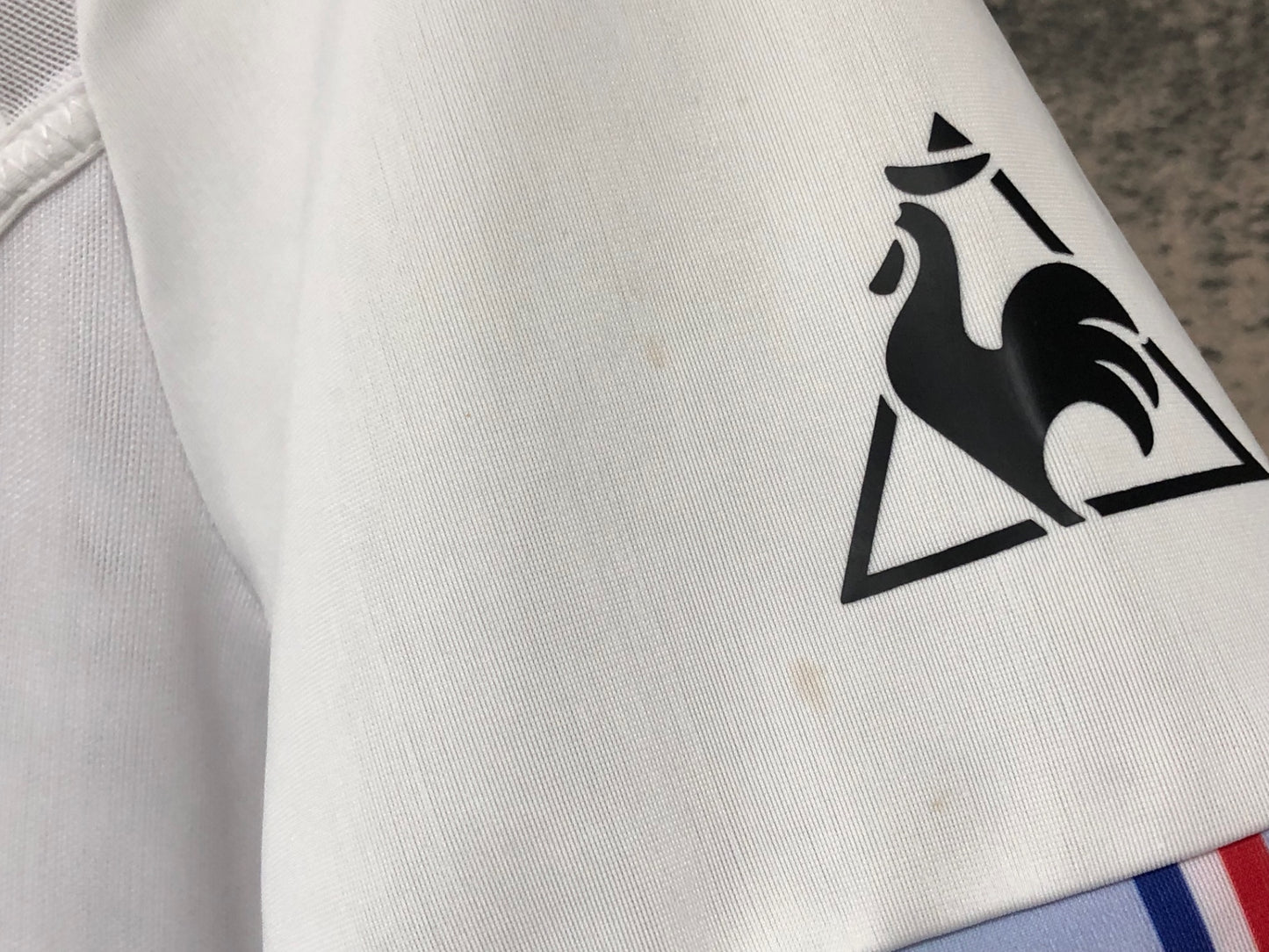 IY169 ルコックスポルティフ le coq sportif 半袖 サイクルジャージ 白 M