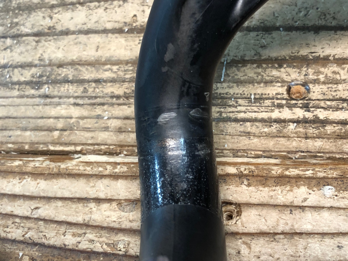JA413 デダ Deda スーパーレジェーラ SUPER LEGGERA カーボン ドロップハンドル エンド外-外440mm Φ31.75 ※固定部凹み強のためジャンク