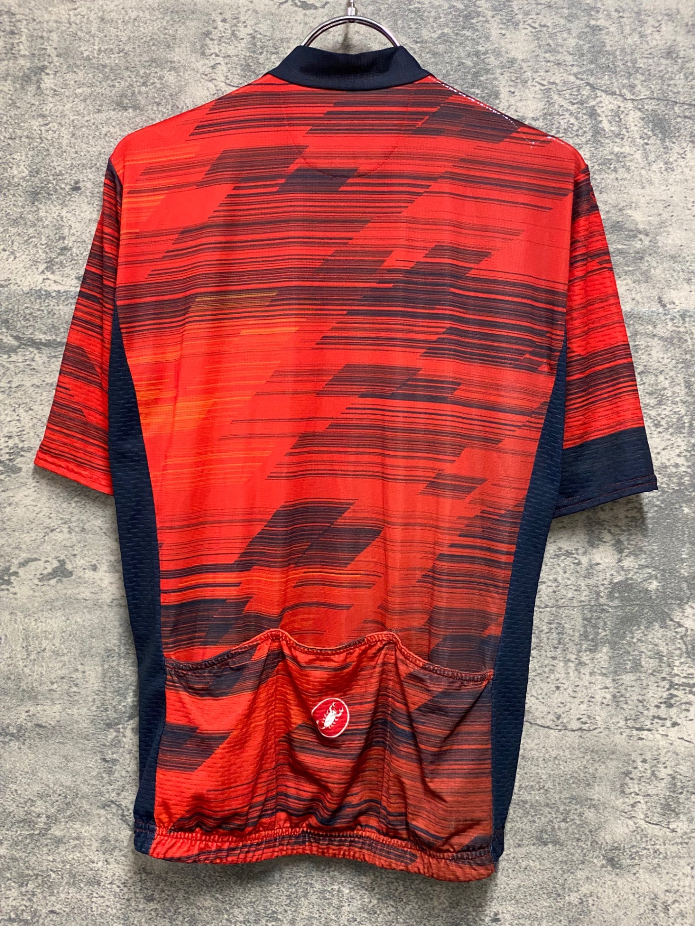 JD790 カステリ CASTELLI RAPIDO JERSEY 半袖 サイクルジャージ 赤 S