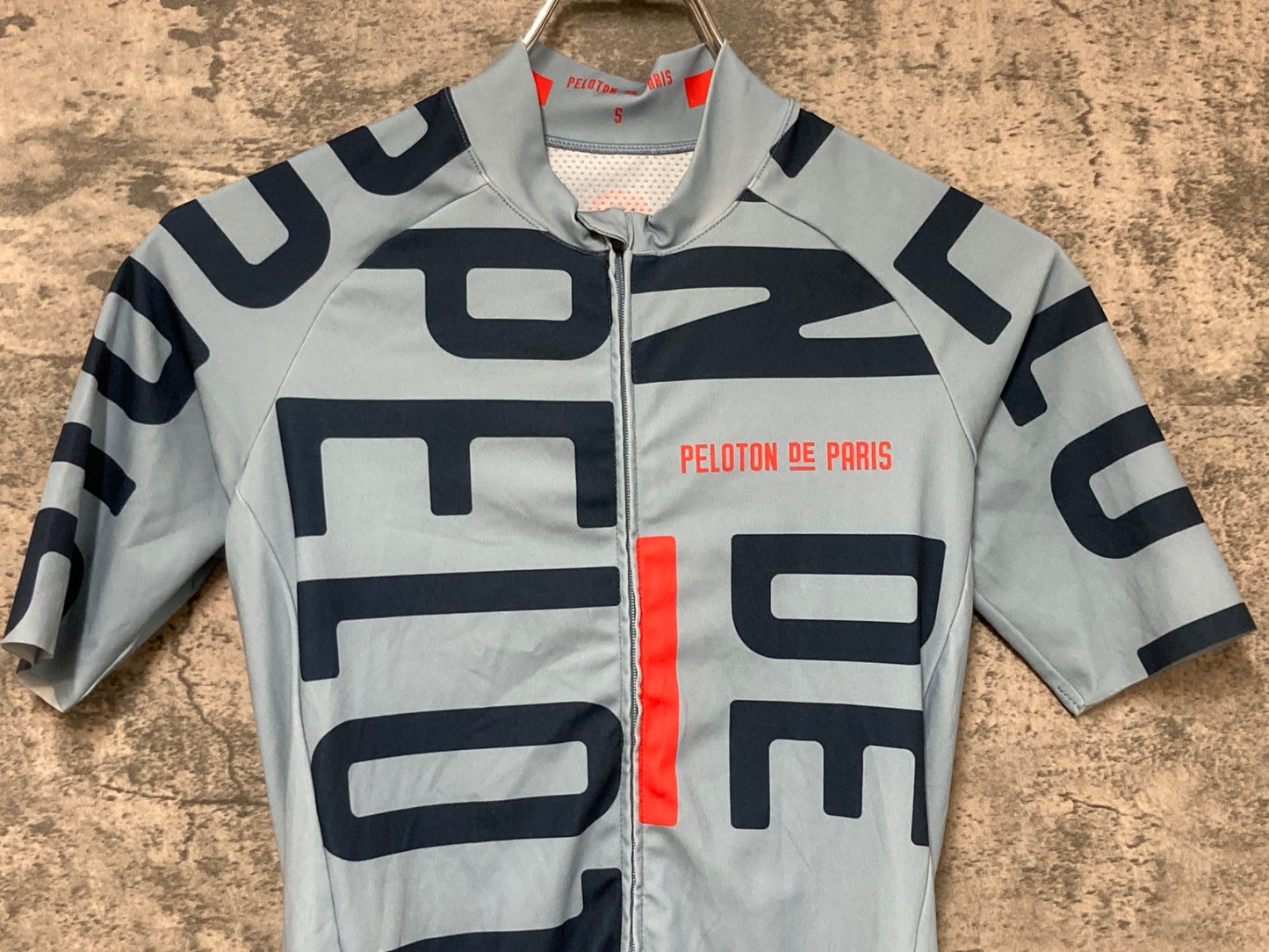 IY194 プロトンドパリ Peloton de Paris 半袖 サイクルジャージ ターコイズ S