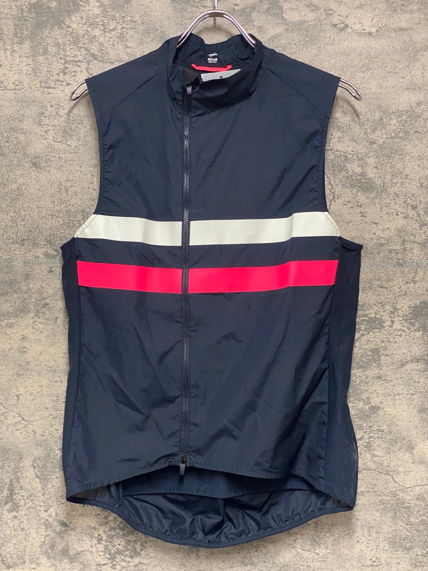 IY514 ラファ Rapha BREVET GILET サイクルベスト ジレ 紺 M