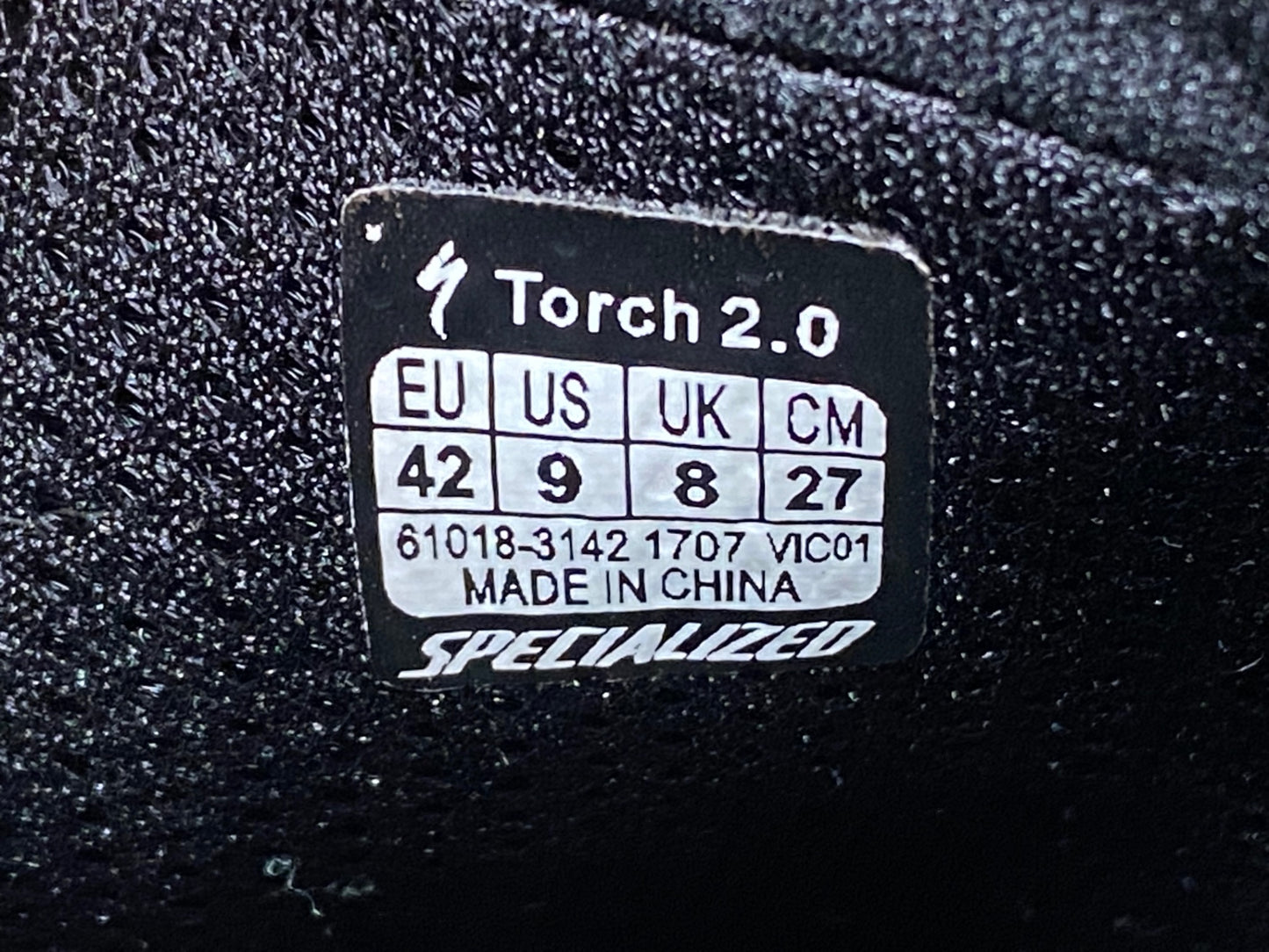 IX290 スペシャライズド SPECIALIZED TORCH 2.0 ビンディングシューズ 3穴 EU42 黒