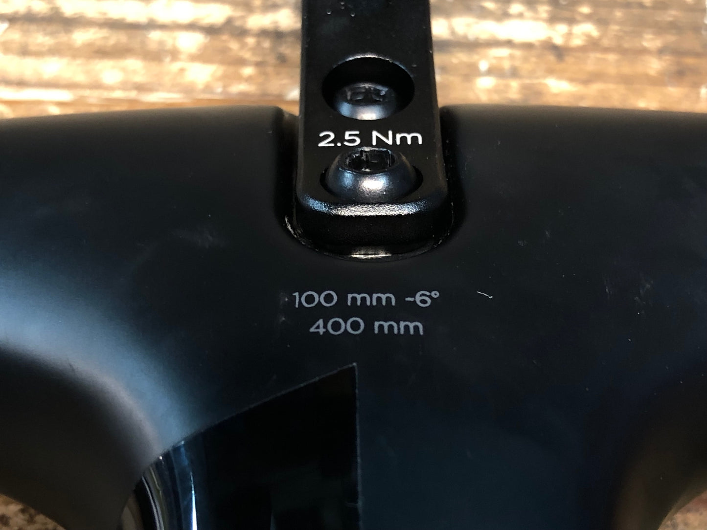 IX391 ブラックインク BLACK INC INTEGRATED BARSTEM ステム ハンドル 一体型 ブラケットC-C400mm 100mm 純正マウント付属