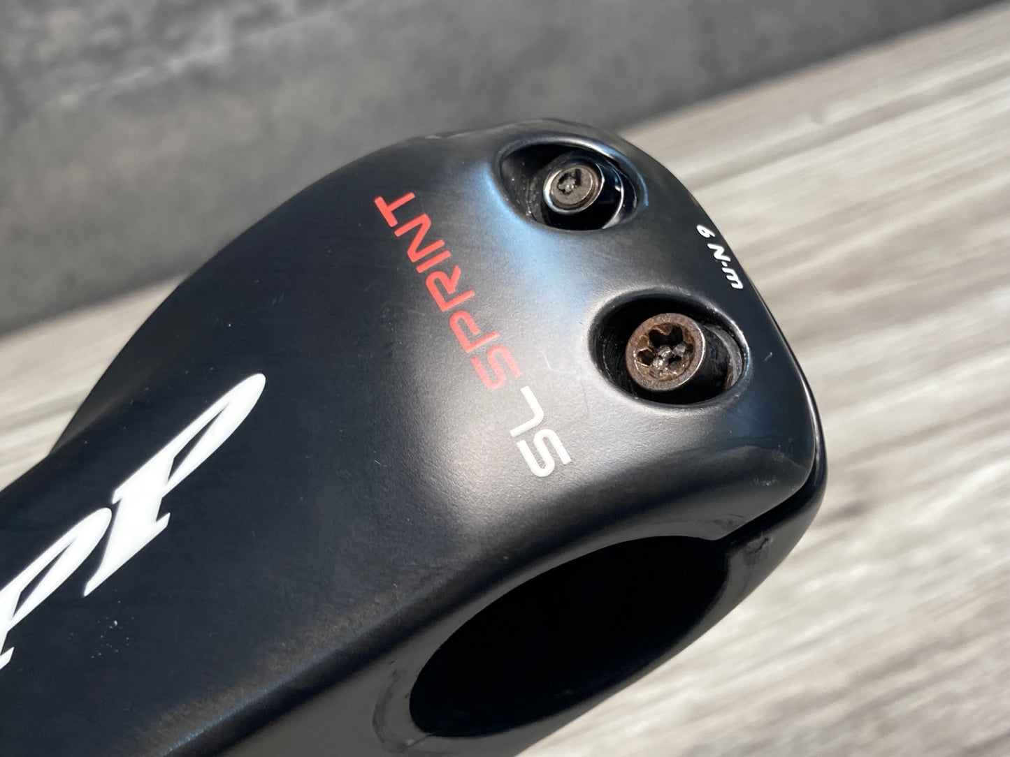 IX138 ジップ ZIPP SL SPRINT カーボン ステム 100mm Φ31.8 OS 12° Rec-Mountベース付属カスタム ※コラム内側破損疑いのためジャンク