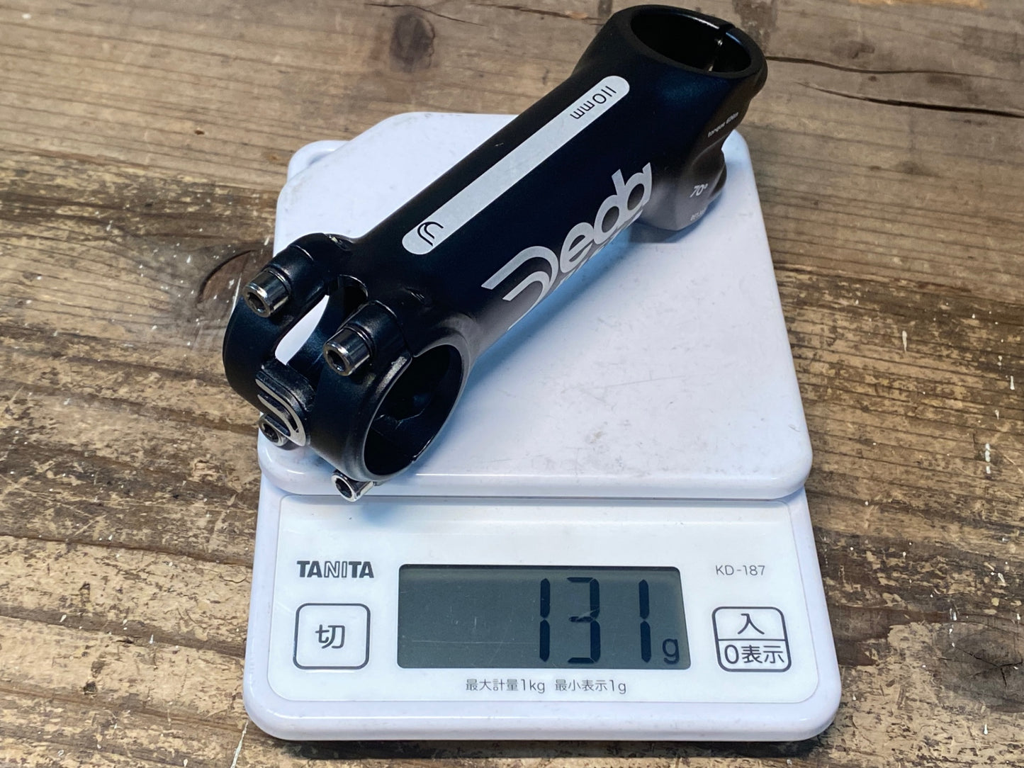 IP062 デダ DEDA PISTA アルミ ステム 110mm Φ31.7 OS 70°