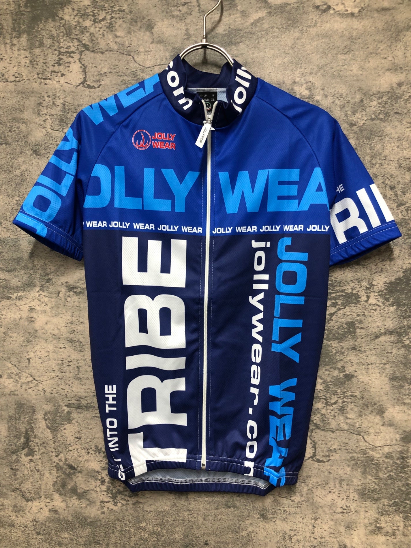 IX668 ジョリーウェア JOLLYWEAR 半袖サイクルジャージ 青 S
