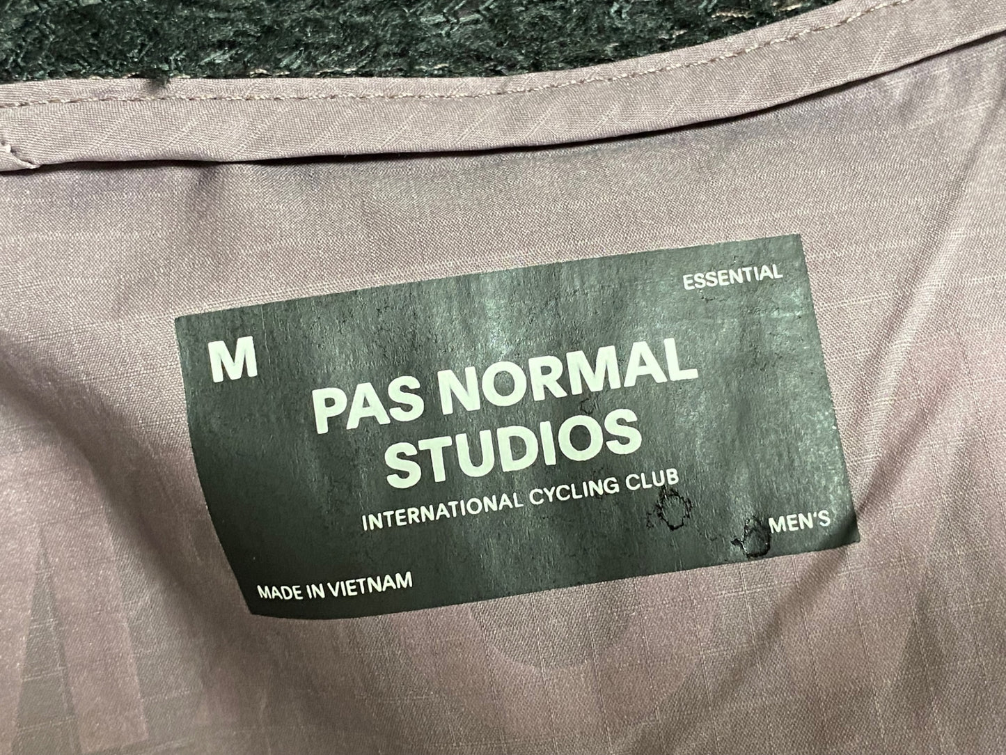 JD964 パスノーマルスタジオ PAS NORMAL STUDIOS Essential ジレ サイクルベスト 薄紫 M 裏起毛