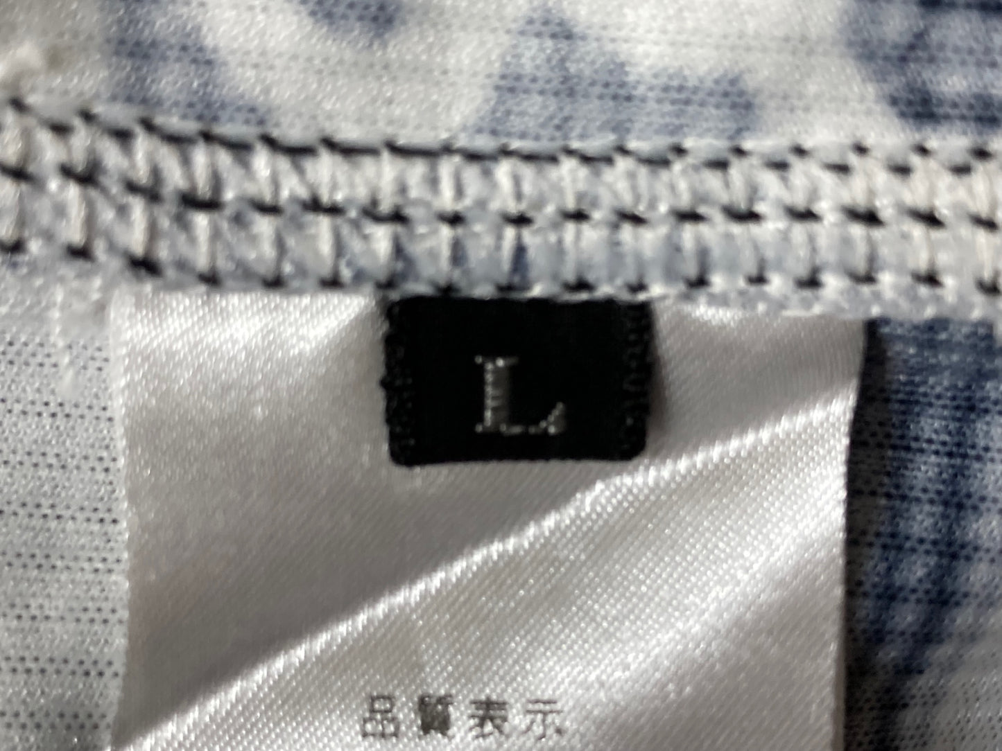 IY622 パンダーニ Pandani 半袖 サイクルジャージ 黒 白 L